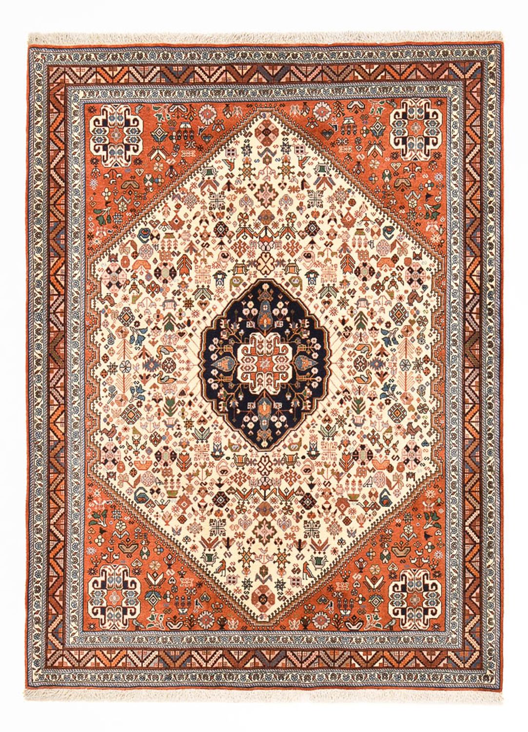 Alfombra Gabbeh - Persa Kashkuli - 218 x 156 cm - multicolor