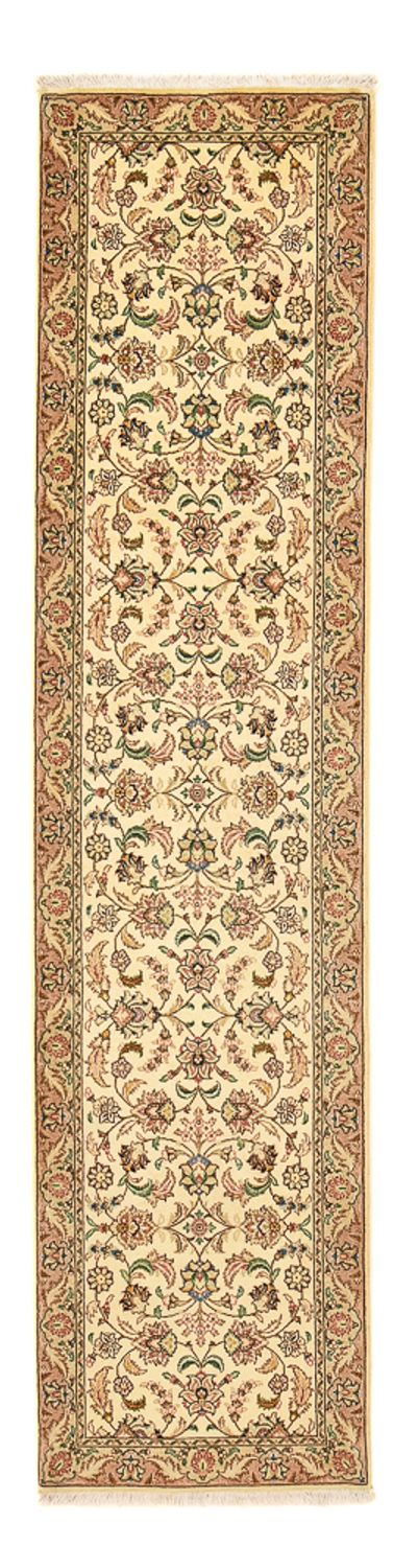 Corredor Tapete Persa - Tabriz - Royal - 293 x 68 cm - caramelo