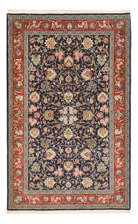 Tappeto Persero - Isfahan - Premio - 220 x 140 cm - blu scuro