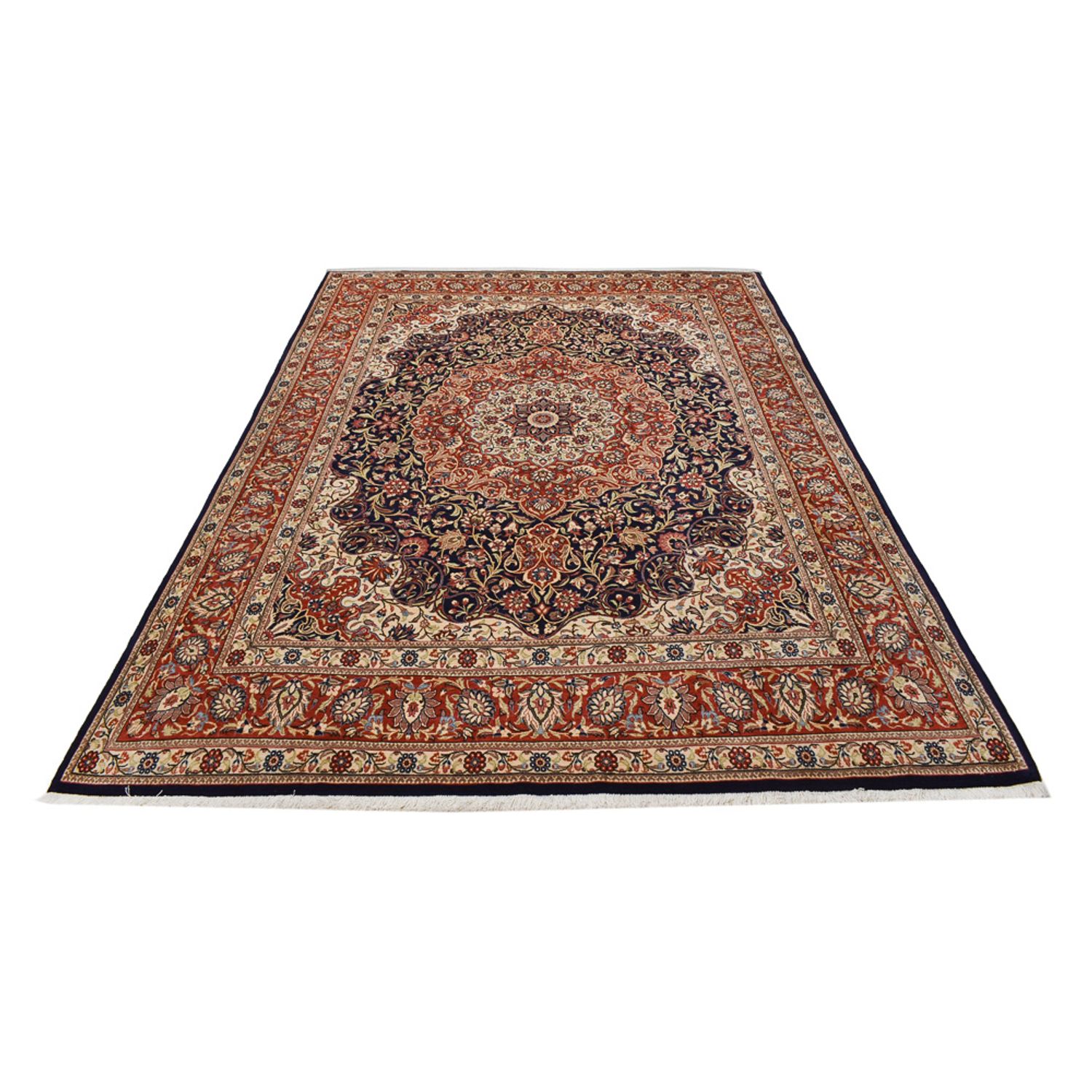 Perser Rug - Ghom - 301 x 221 cm - dark blue