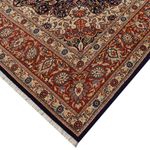 Tapis persan - Ghom - 301 x 221 cm - bleu foncé