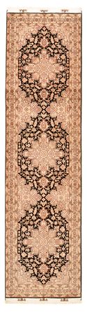 Løper Persisk teppe - Tabriz - Royal - 305 x 80 cm - lys beige