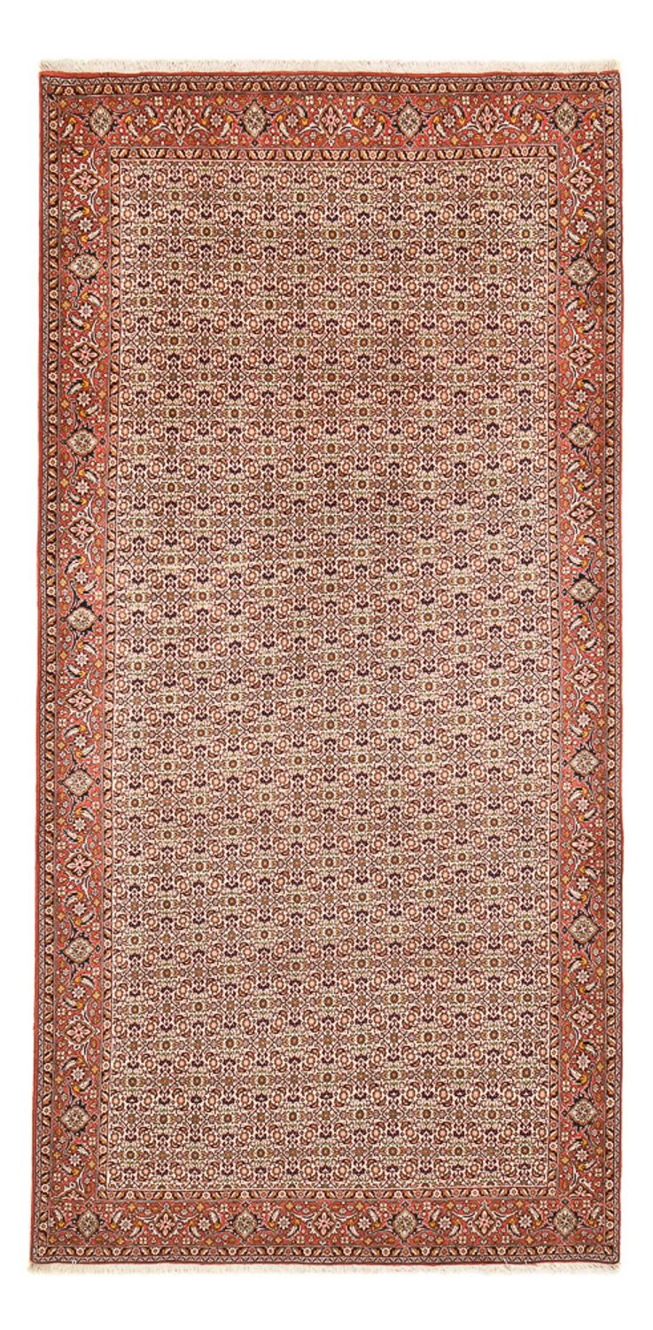 Tapis de couloir Tapis persan - Bidjar - 401 x 200 cm - rouille