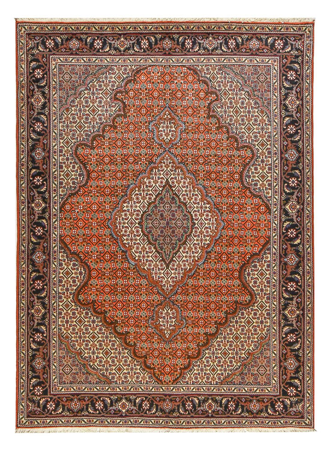 Persisk matta - Tabriz - Royal - 203 x 150 cm - rost