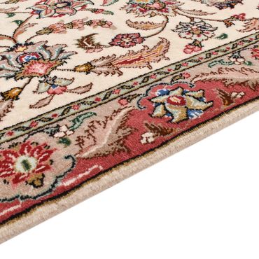 Alfombra de pasillo Alfombra Persa - Tabriz - Real - 301 x 68 cm - beige