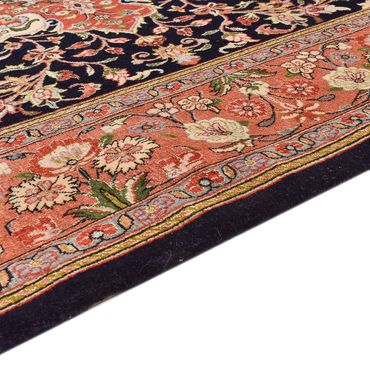 Tapis persan - Ghom - Royal - 227 x 140 cm - bleu foncé