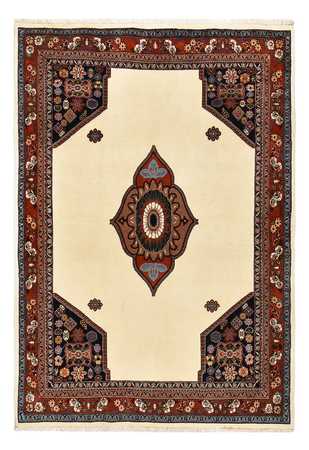 Tapis Gabbeh - Persan Kashkuli - 218 x 150 cm - beige clair