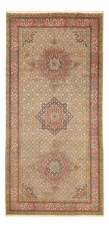 Loper Perzisch tapijt - Klassiek - 410 x 203 cm - donker beige