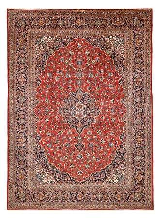 Tapis persan - Classique - Royal - 413 x 296 cm - rouge