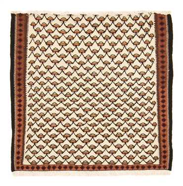 Kelim Teppich - Oriental - 88 x 85 cm - creme