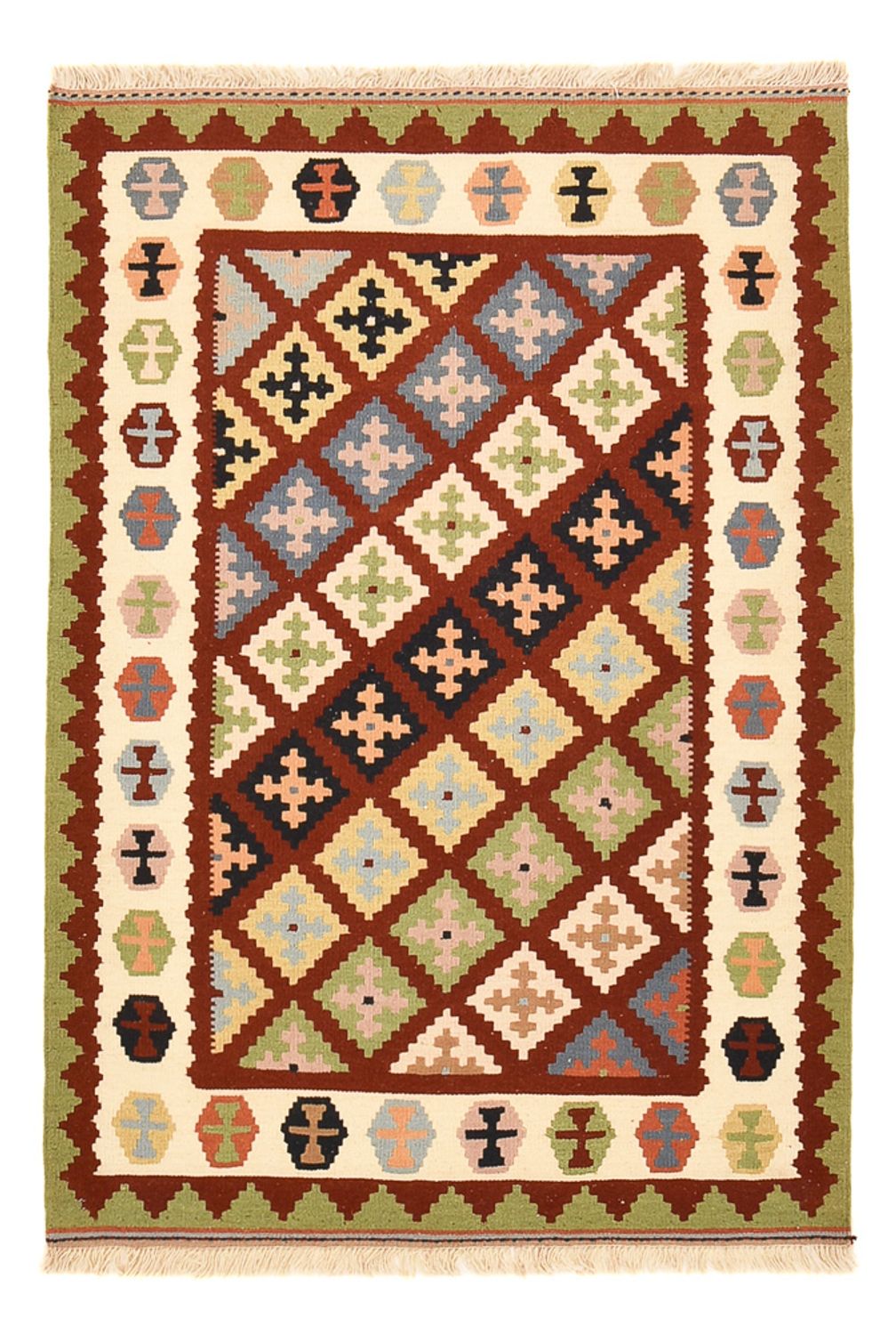 Kelim Rug - Oriental - 148 x 105 cm - multicolored