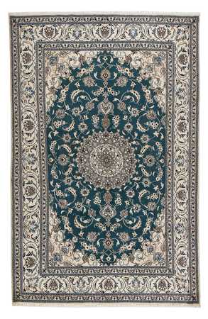 Tapis persan - Nain - 302 x 195 cm - vert