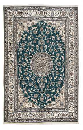 Tapis persan - Nain - 305 x 194 cm - vert