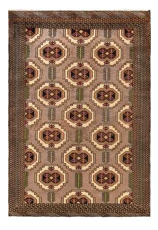 Turkaman Rug - 188 x 127 cm - multicolored