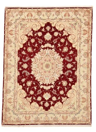 Tapete Persa - Tabriz - Royal - 200 x 152 cm - vermelho