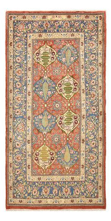 Runner Perser Rug - Keshan - 282 x 145 cm - multicolored