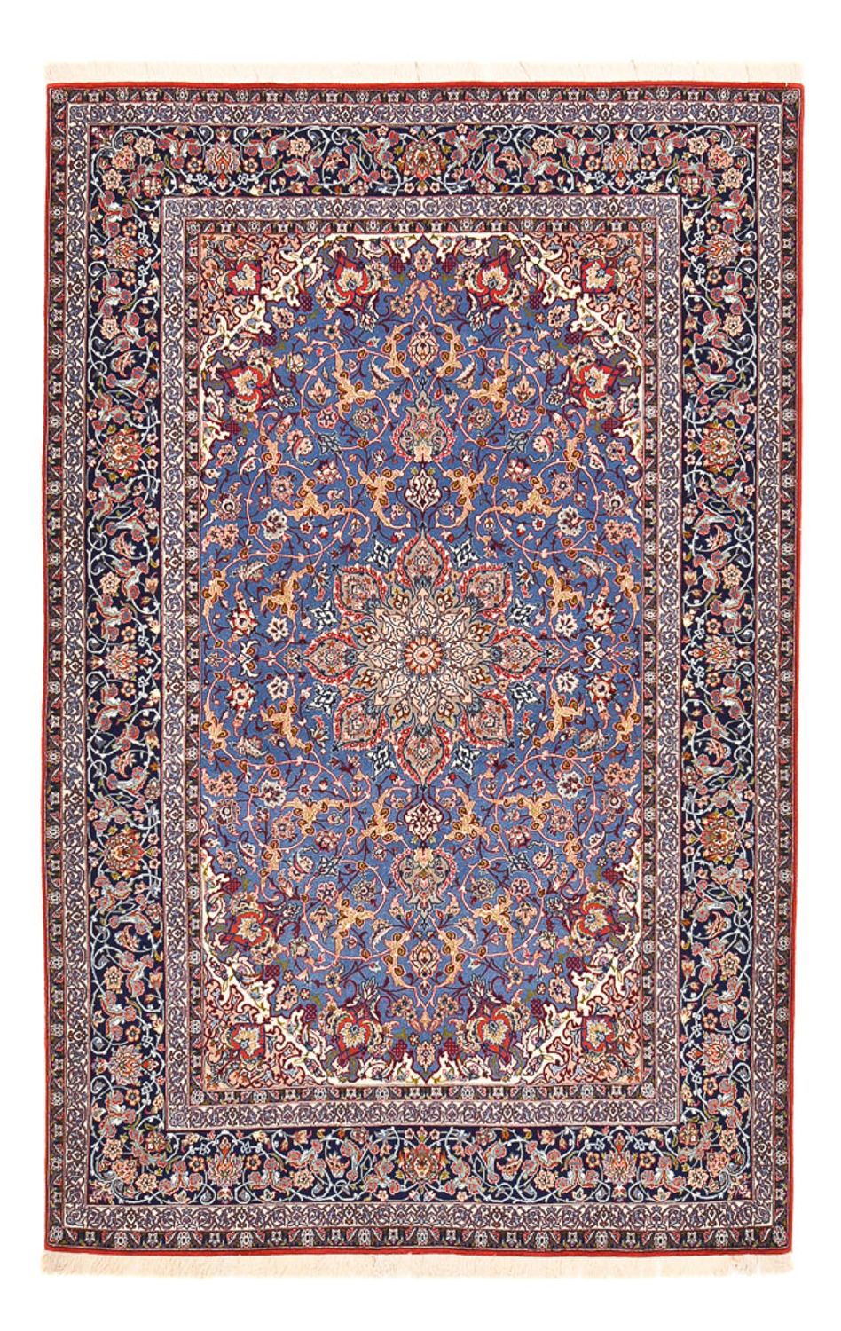 Persisk teppe - Isfahan - premium - 245 x 154 cm - blå