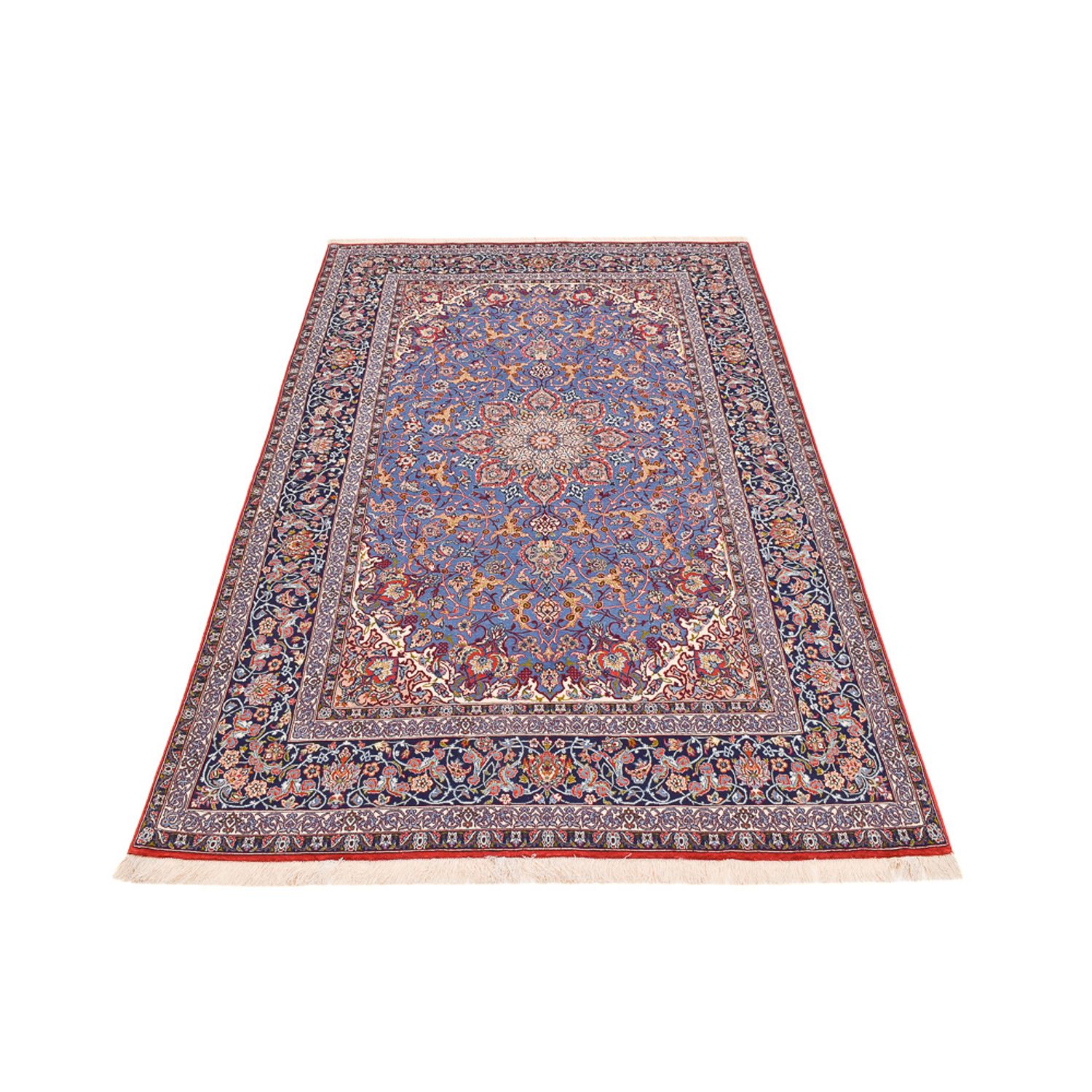 Tappeto Persero - Isfahan - Premio - 245 x 154 cm - blu