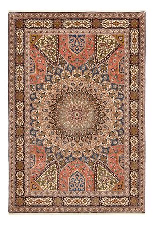 Tapis persan - Tabriz - Royal - 250 x 170 cm - beige foncé