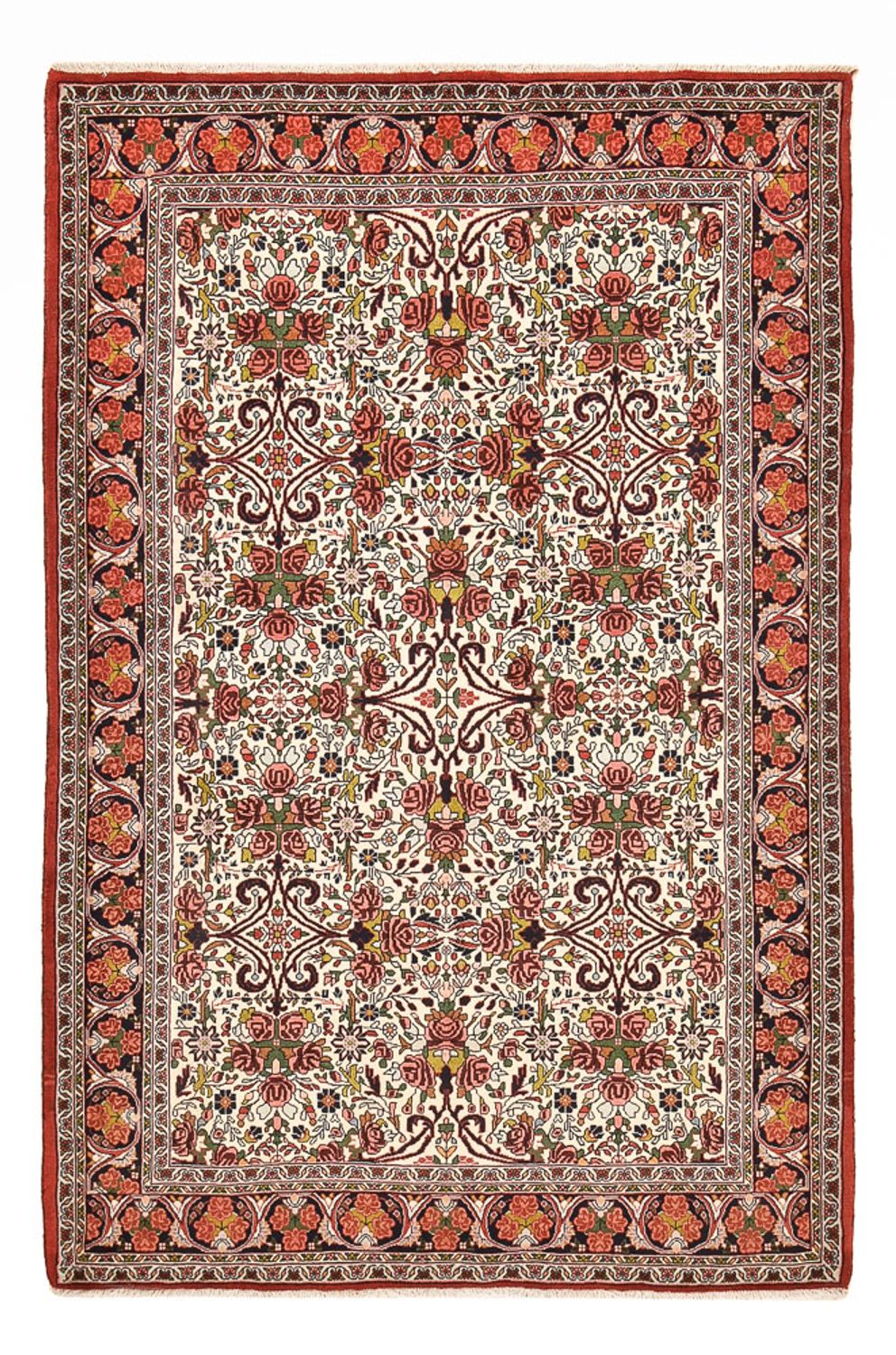 Perzisch tapijt - Bijar - 214 x 142 cm - crème