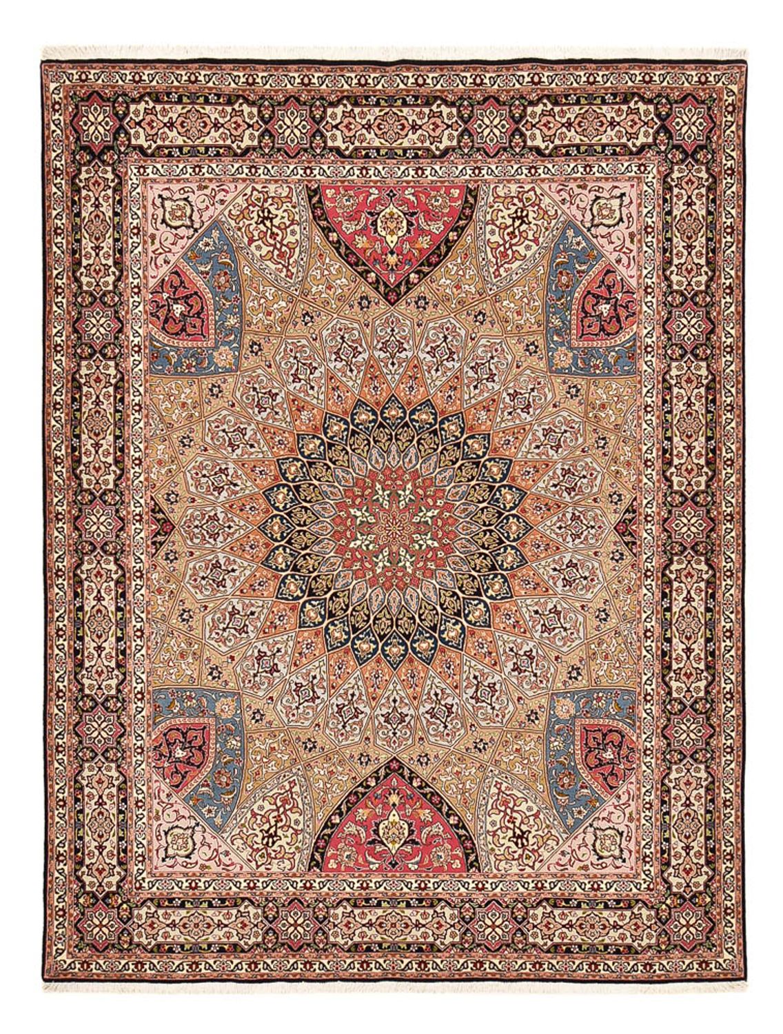 Tapis persan - Tabriz - Royal - 260 x 200 cm - beige