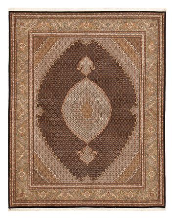 Tappeto Persero - Tabriz - Reale - 250 x 202 cm - marrone scuro