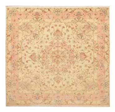 Perserteppich - Täbriz - Royal quadratisch  - 248 x 242 cm - hellbeige