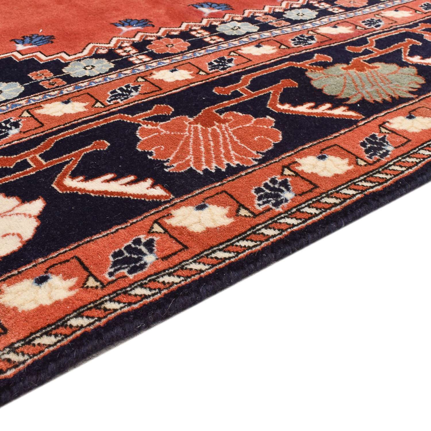 Tapis Gabbeh - Persan Kashkuli - 262 x 172 cm - rouge clair