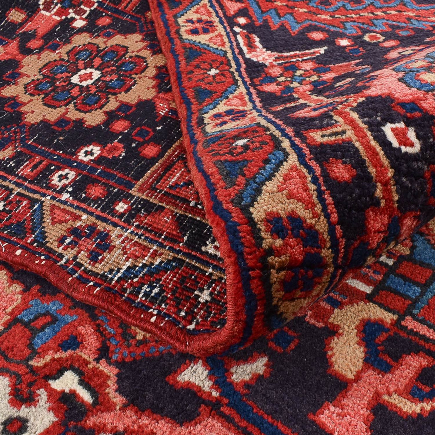 Tapis persan - Nomadic - 406 x 306 cm - rouge