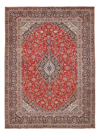 Alfombra persa - Keshan - 399 x 293 cm - rojo