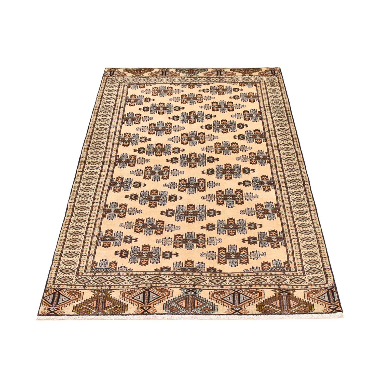 Tapis Turkaman - 192 x 119 cm - sable