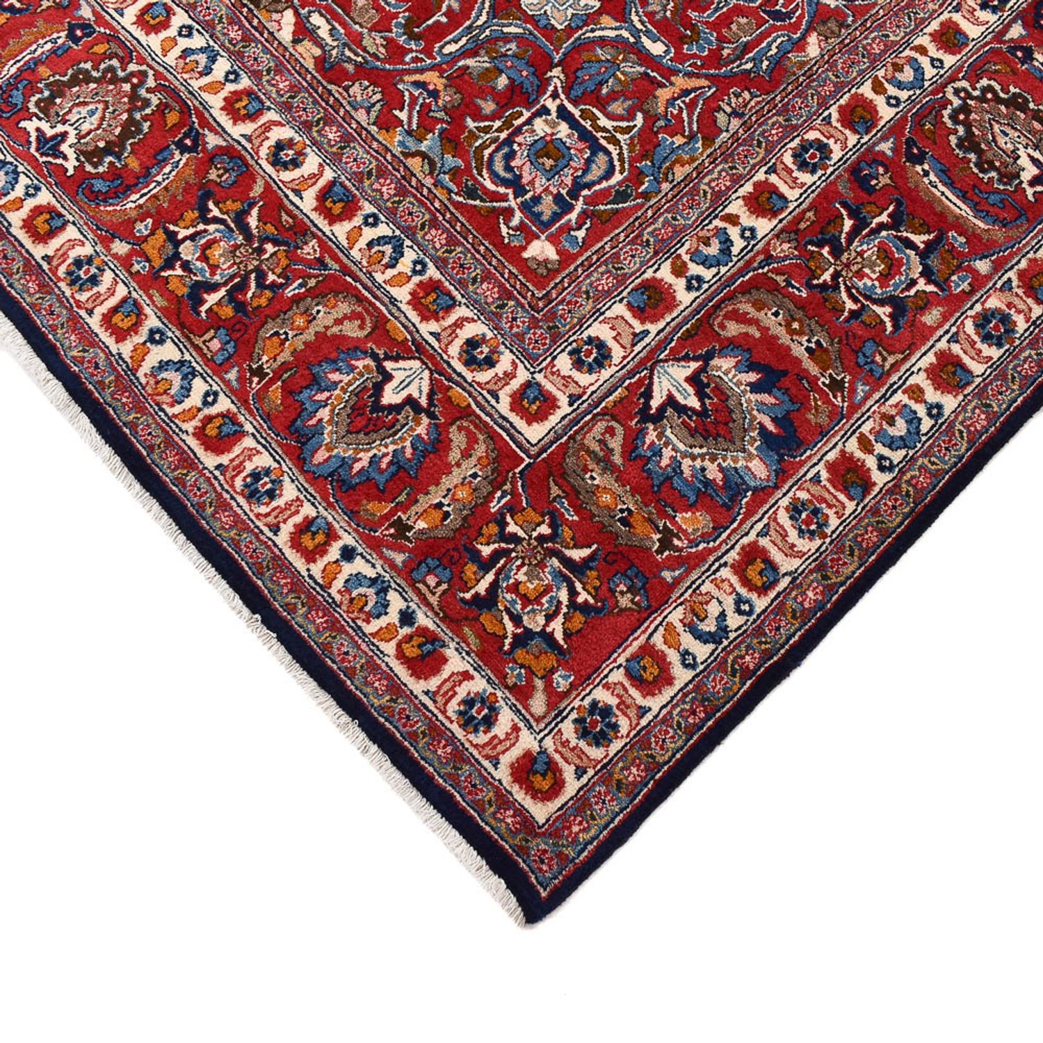 Tapis persan - Classique - 374 x 293 cm - bleu foncé