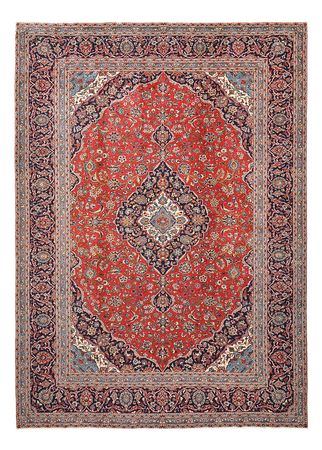 Tapis persan - Keshan - 403 x 290 cm - rouge