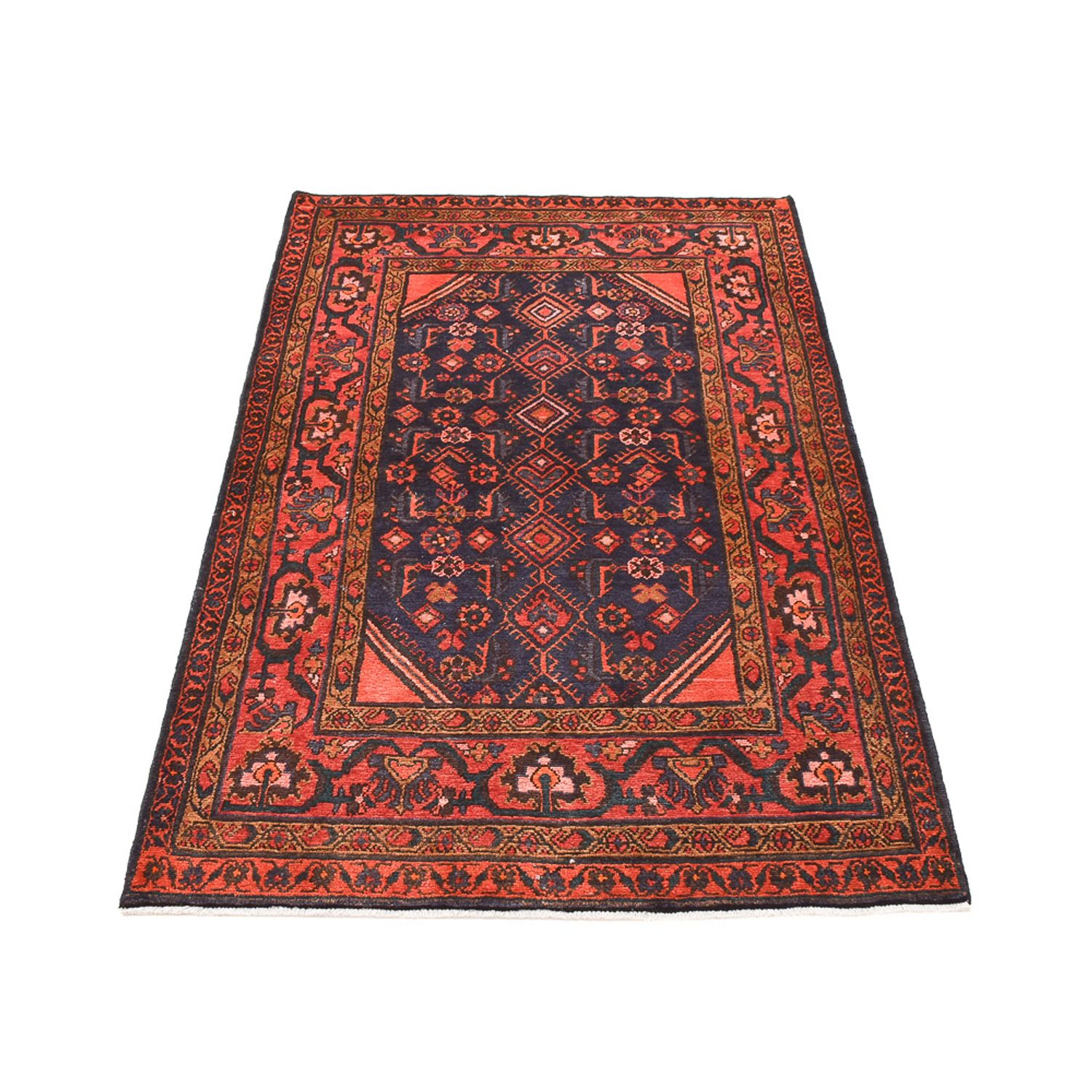 Tapis persan - Nomadic - 190 x 115 cm - rouge clair