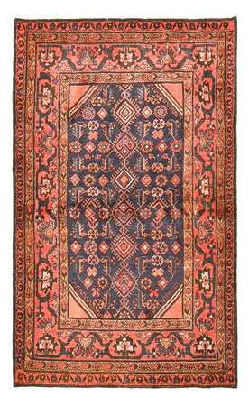 Tapis persan - Nomadic - 190 x 115 cm - rouge clair