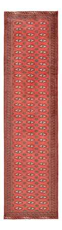 Loper Turkaman tapijt - 285 x 77 cm - rood