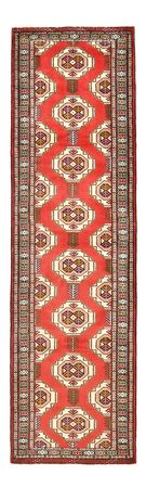 Runner Turkaman Rug - 283 x 85 cm - red