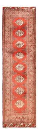 Runner Turkaman Rug - 279 x 79 cm - red