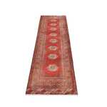 Tapis de couloir Tapis Turkaman - 279 x 79 cm - rouge