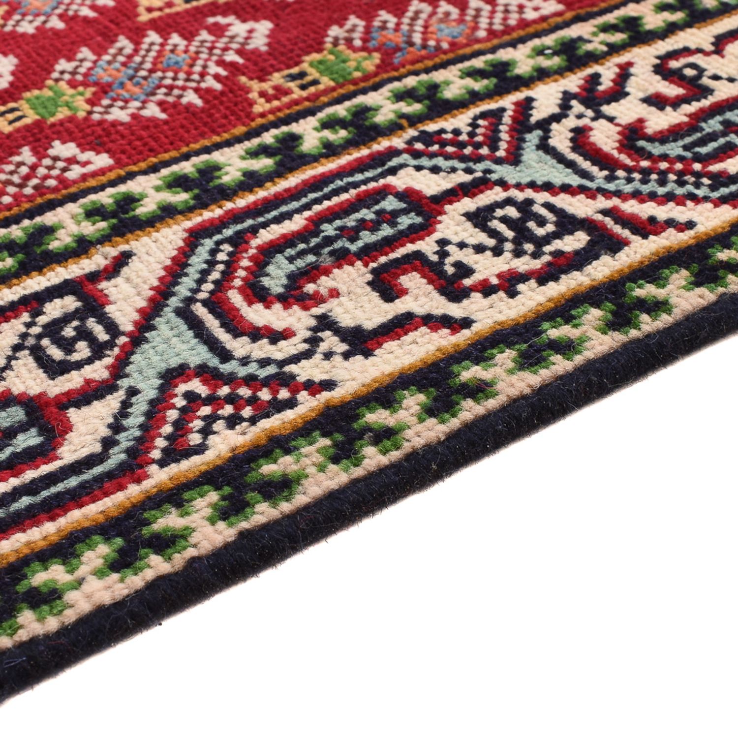 Corredor Tapete Persa - Tabriz - 373 x 80 cm - ferrugem