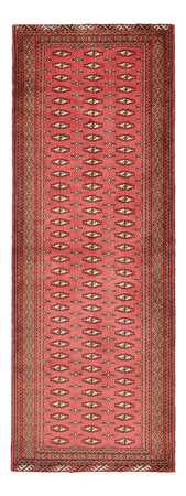 Loper Turkaman tapijt - 285 x 105 cm - rood