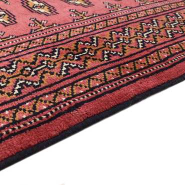 Loper Turkaman tapijt - 285 x 105 cm - rood