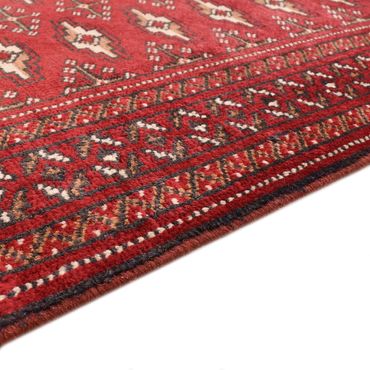 Loper Turkaman tapijt - 274 x 96 cm - rood