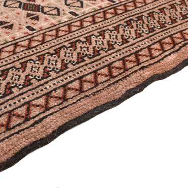 Runner Turkaman Rug - 193 x 83 cm - light red