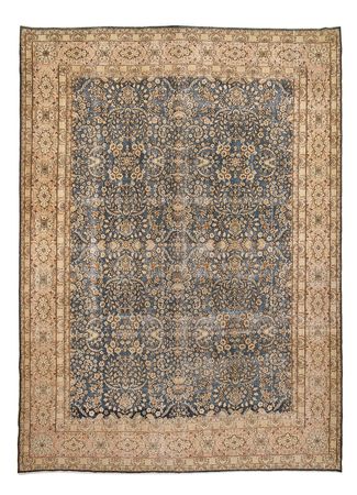 Alfombra Vintage - 451 x 320 cm - azul oscuro