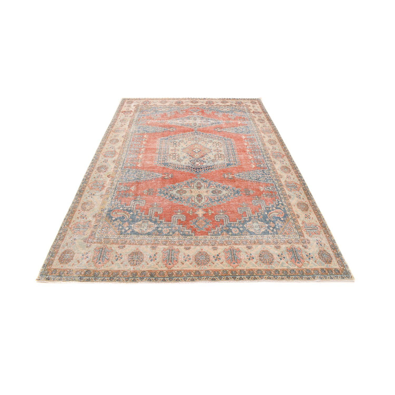 Vintage Rug - 348 x 241 cm - red