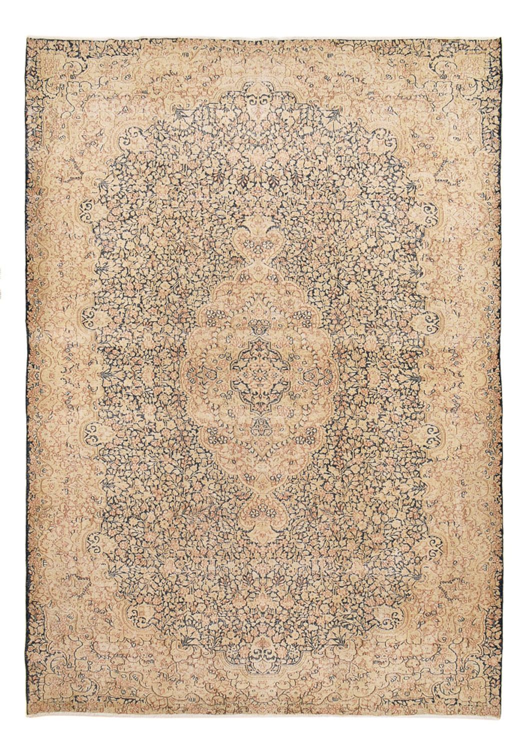 Tappeto vintage - 409 x 286 cm - beige chiaro