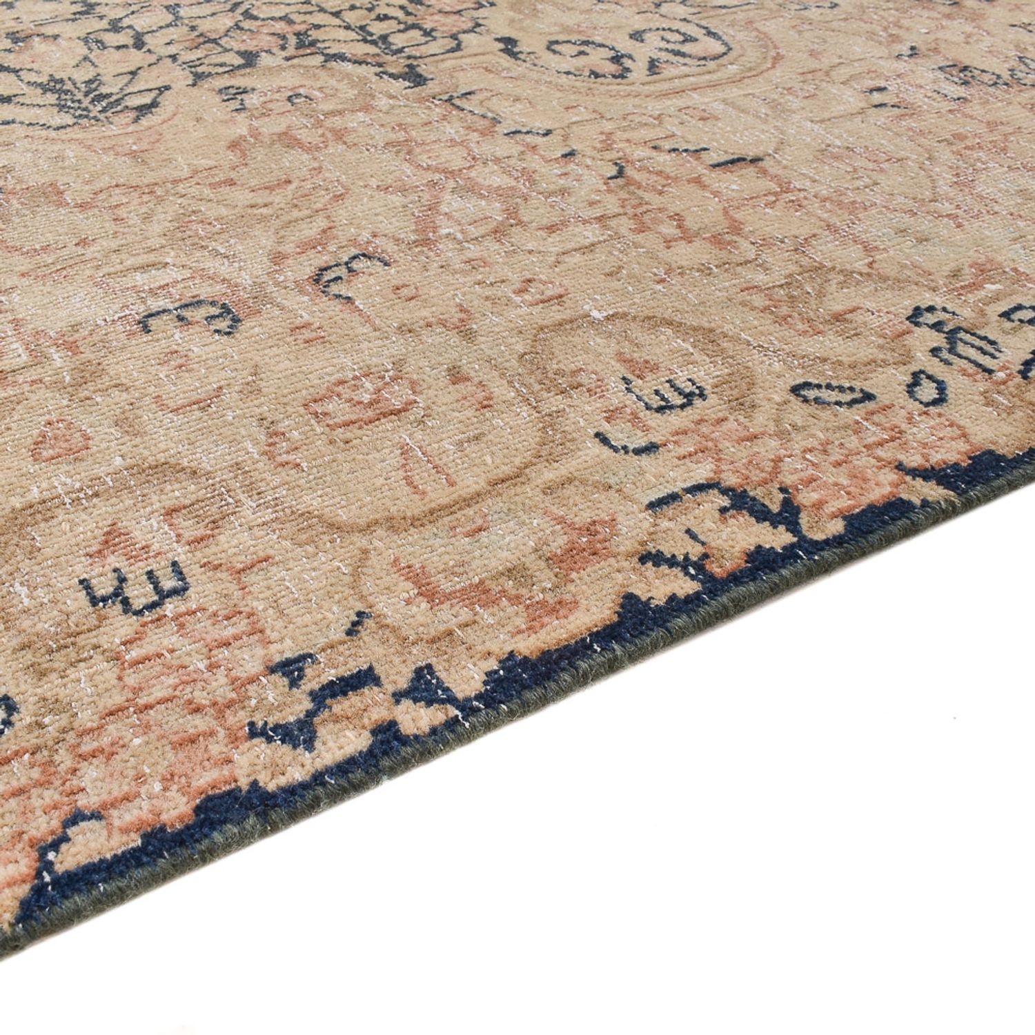 Tappeto vintage - 409 x 286 cm - beige chiaro