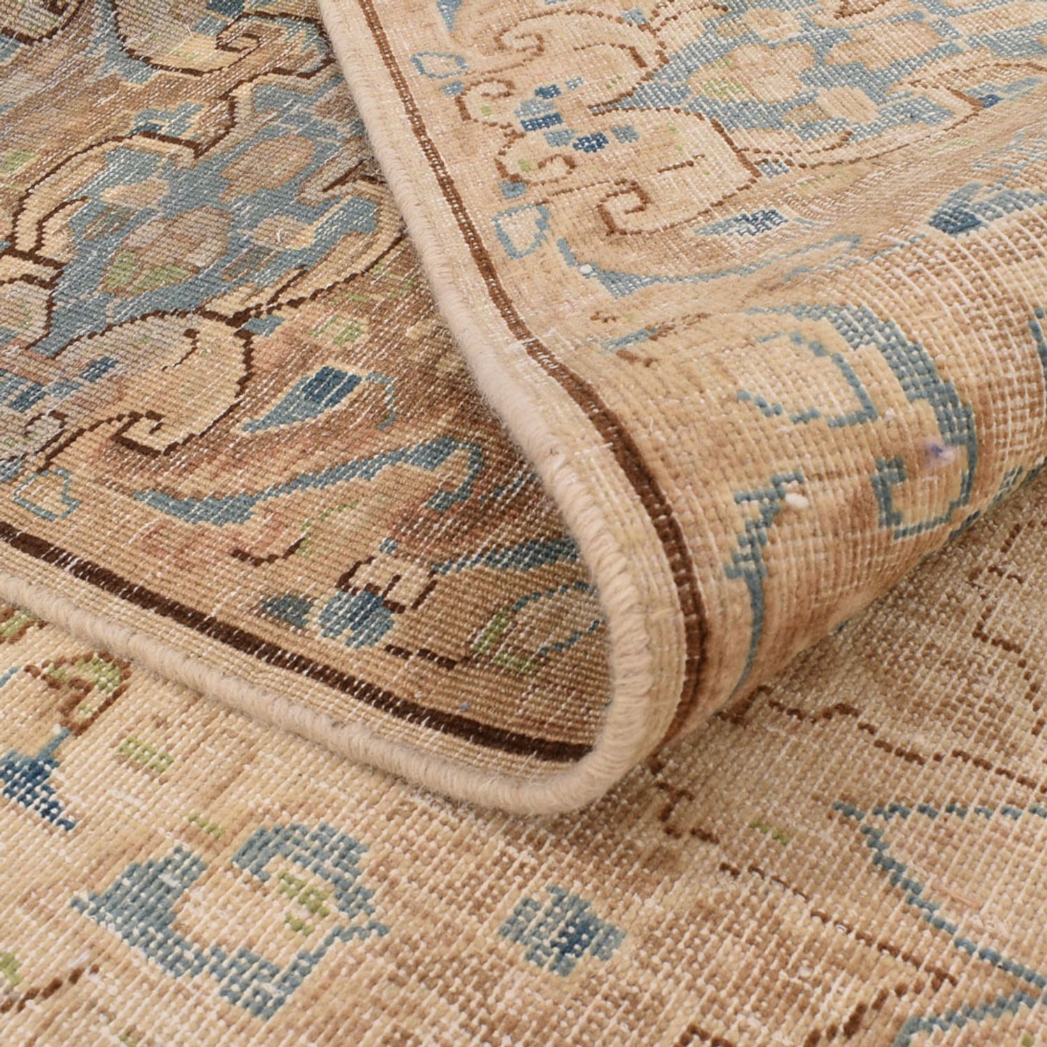 Vintage tapijt - 300 x 205 cm - licht beige