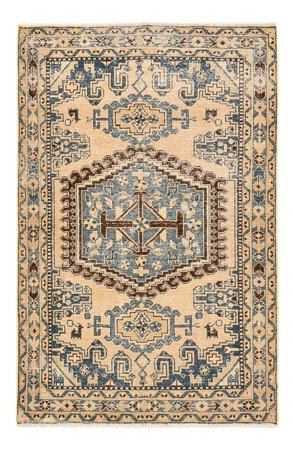 Dywan Vintage - 160 x 103 cm - wielokolorowy